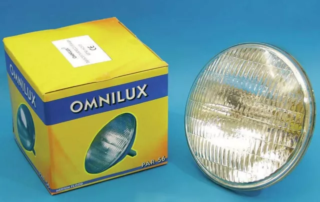 Omnilux PAR56 230v / 300w MFL 2000h Medium Flood Lampe Leuchtmittel PAR 56 NEU