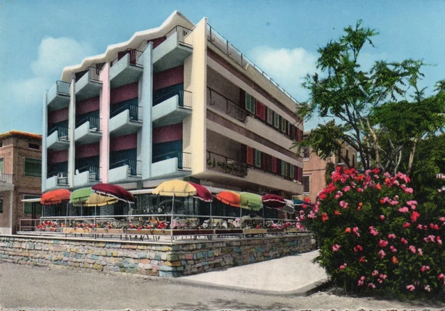 Cartolina San Benedetto Del Tronto Ascoli Piceno Albergo Arlecchino