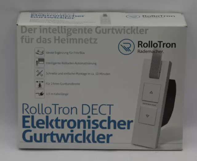 Rademacher RolloTron DECT 1213 Elektrischer Gurtwickler Weiß - OVP  für Fritzbox