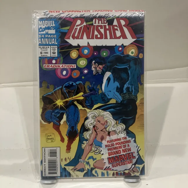 The Punisher Annual #6, Vol. 2 - Polybagged w/Card (Marvel Comics, 1993) NM