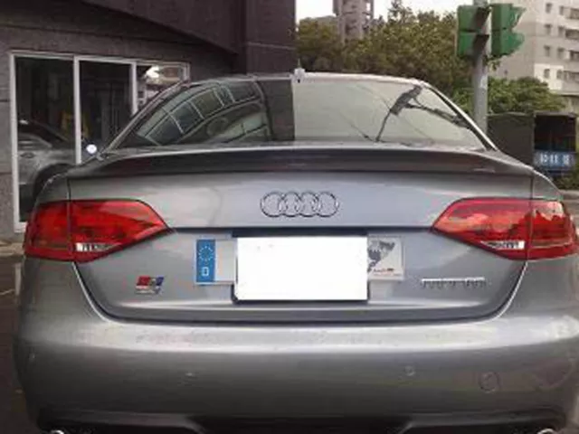 Painted Process Trunk Spoiler for Audi A4 B8.5 C Type Saloon 2012-2016