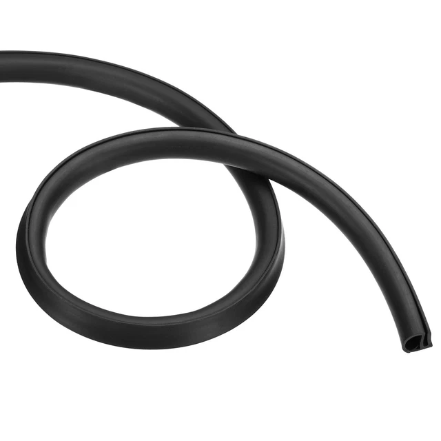 Guarnizione porta 0,55x0,59x78,7" (6 piedi) lunghezza strisce forma ad E congelatore ricambio nero
