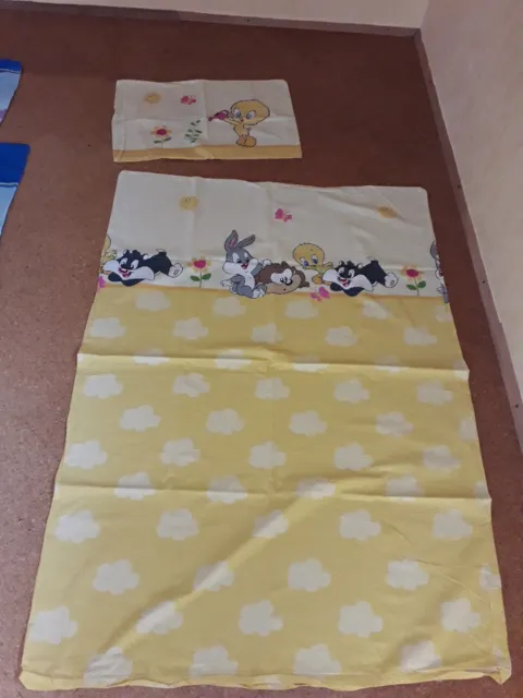 Ropa de cama para bebé, Looney Tunes Tweety, 130x 90 cm, algodón
