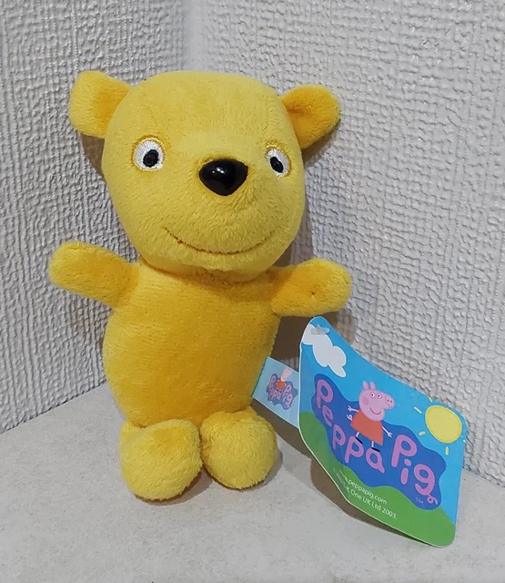 PEPPA PIG PLUSH Soft Toy Peppa’s Yellow Teddy Bear 6” Limelight Collectable BNWT £6.99 PicClick UK