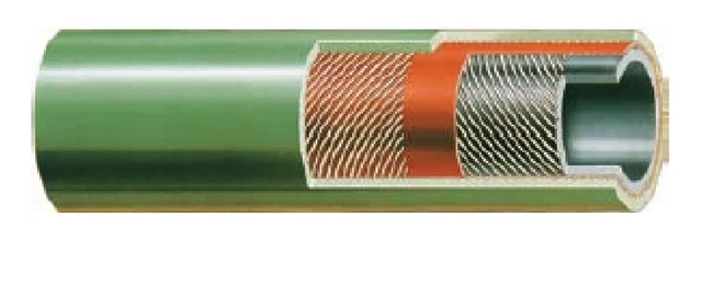 TUBO PIATTO 25 Mm 100 Metri Per Scarico Acqua, PVC Poliestere Gomma - Foto 8