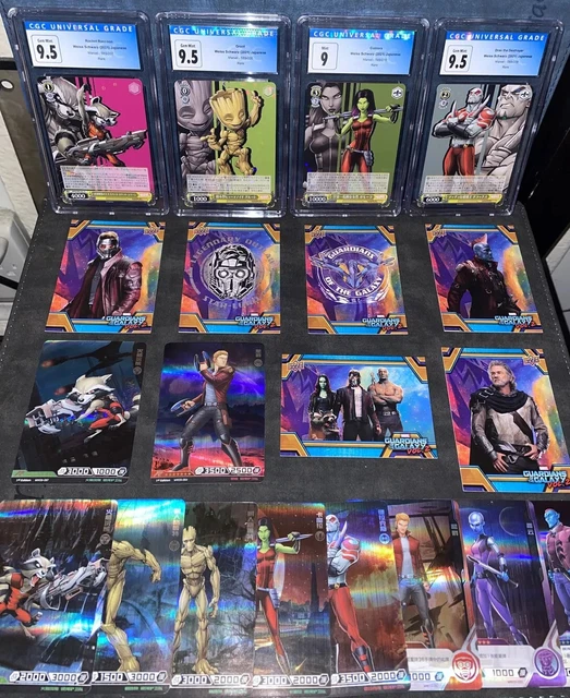 Guardians of the Galaxy Marvel Cards Collection Weiss Schwarz GROOT CGC 9.5 💎