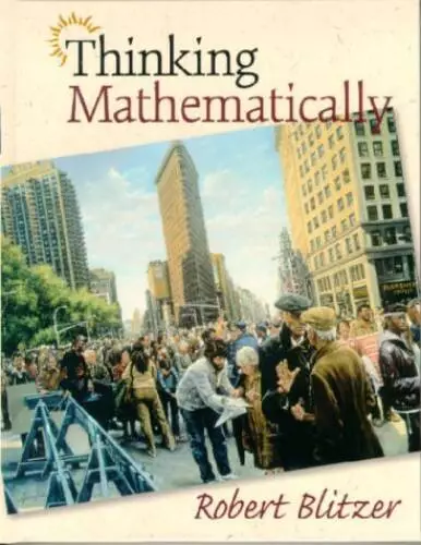 Thinking Mathematically - Hardcover By Blitzer, Robert - GOOD