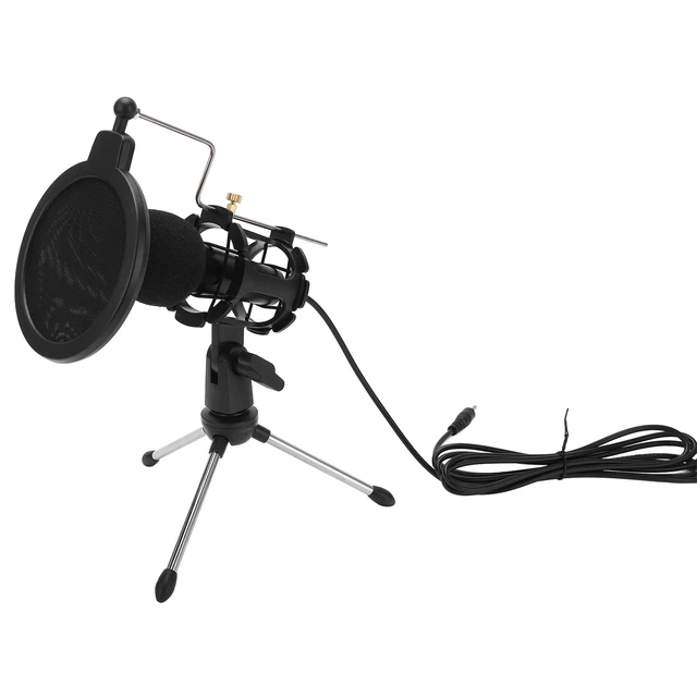 Webcam con microfono per desktop, 1080P HD USB Computer Telecamere con Treppiede flessibile Rotabile Wide Angle Webcam per PC Zoom Video/Gaming/ Laptop