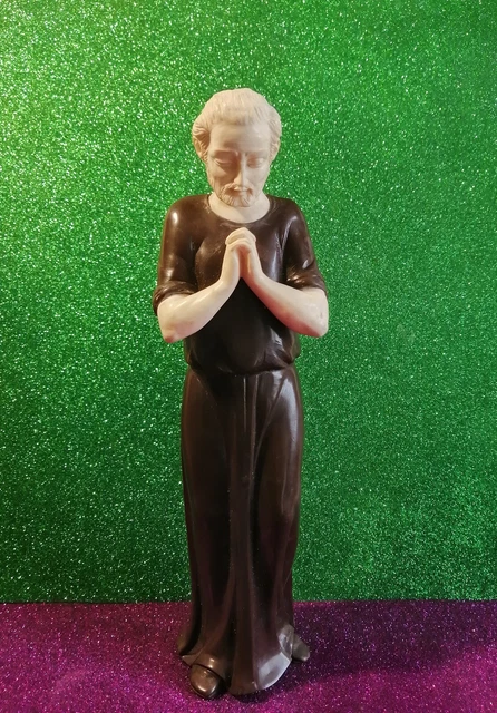 Statua San Giuseppe Con Bambino E Squadra 30 Cm Legno