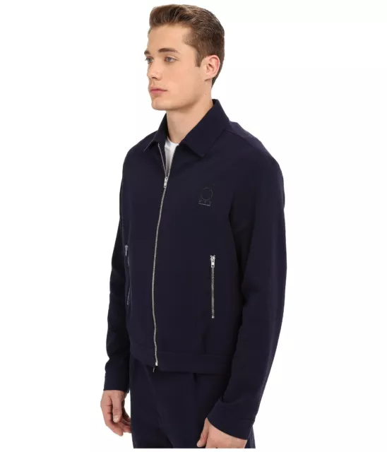 McQ Midnight Navy Blouson Zip Shirt Jacket Men's Size 52 L26103 3