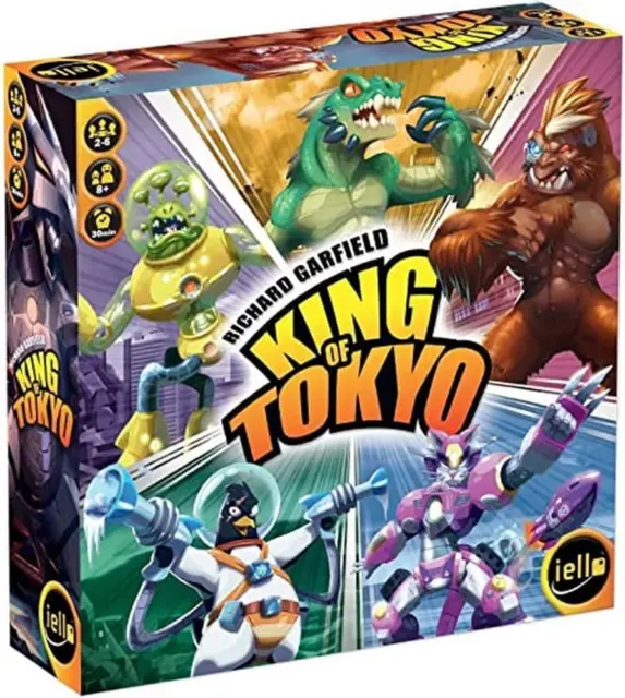 IELLO: King of Tokyo, New Edition, Strategy Board Game, Space Penguin Include...
