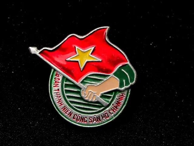 Vintage Vietnamese Pin Badge The Ho Chi Minh Communist Youth League