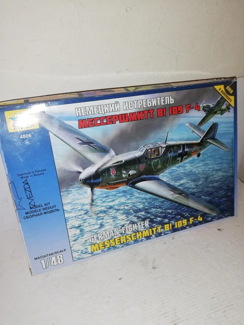 Italeri Maquette Avion BF 109 K-4 – Échelle 1:48 – Kit Promo – Seconde Guerre Mondiale