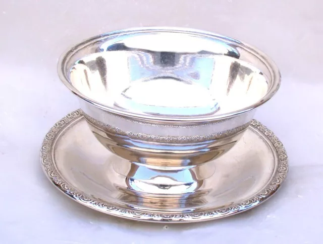 International Sterling Silver PRELUDE One Piece Gravy Bowl Dish AS113