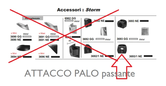 Celbo Palo Vetroresina Per Illuminazione Nero 150cm 539233