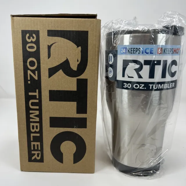 RTIC 30oz Stainless Steel Tumbler with Splash Proof Lid - New in Box