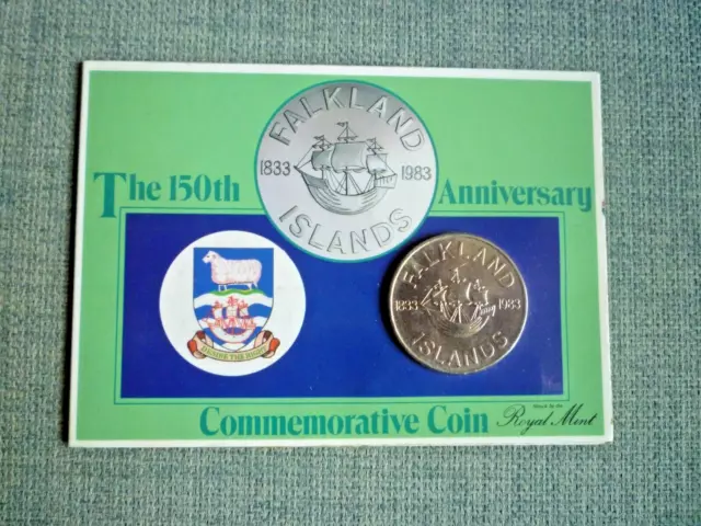 150Th Anniversary Commemorative Coin Falklands Islands Coin