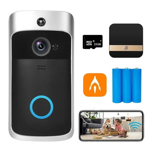 hd wifi video doorbell v5 battery
