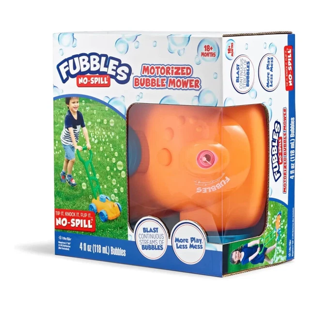 Fubbles No-Spill Motorized Bubble Mower