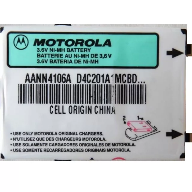 Motorola Batterie Original AANN4106A Bulk Pour T192, T193, T193M Cellule