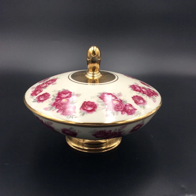 Bonbonnière en porcelaine Multicolore/Multicolore/Multicolore