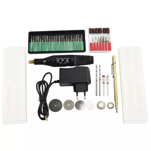 Kit de stylo à gravure électrique haute performance avec contrôle de vitesse