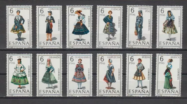 Spagna (1968) Spain Nuovo MNH Spanien Spain - edifil 1839/50 Abiti