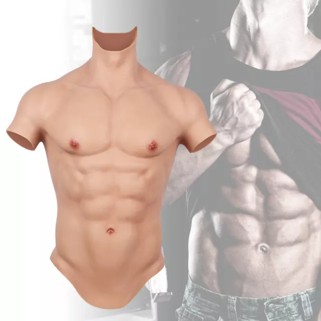 IMI Fake Chest Muscle Silicone Vest Enhancer For Crossdresser Muscle Unisex