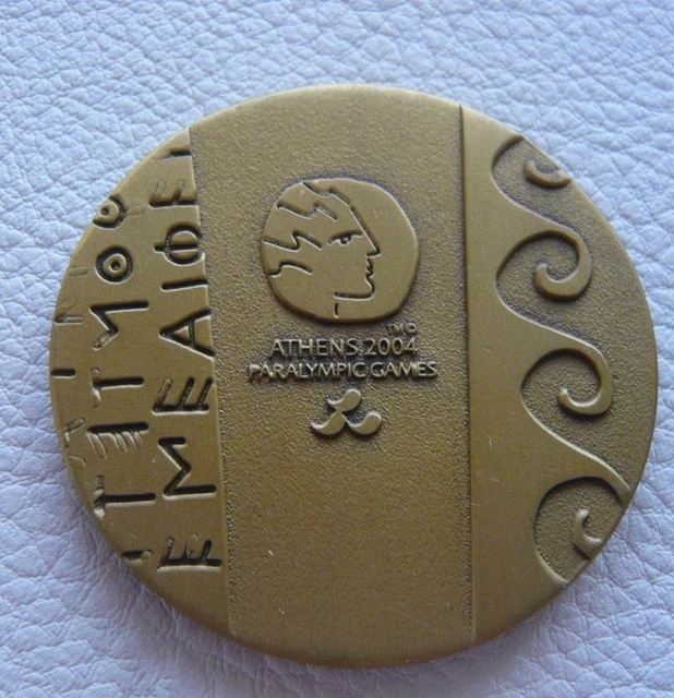 Olympic Participant Medal Athens 2004 Paralympic Games Original Rare Olympic Participant Medal Athens 2004 Paralympic Games Original Rare