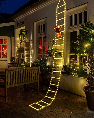 Decorative Ladder Lights Christmas Decorations for Home Indoor Outdoor Xmas