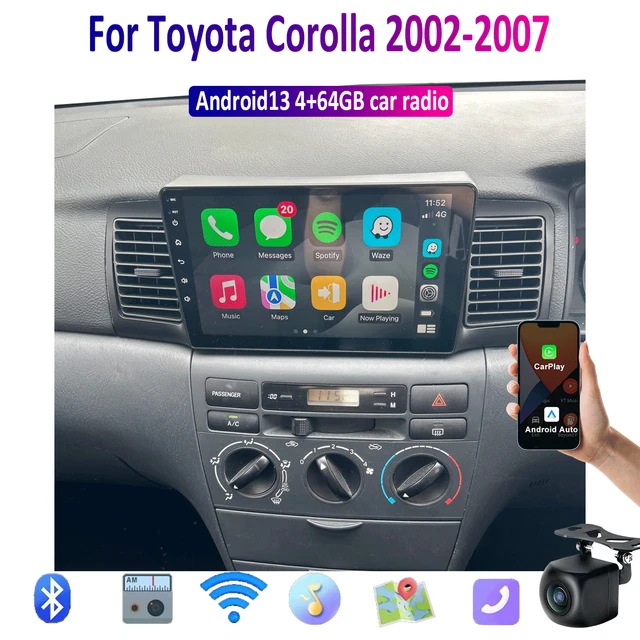 9'' APPLE CARPLAY Android auto Radio Head Unit Stereo For Toyota