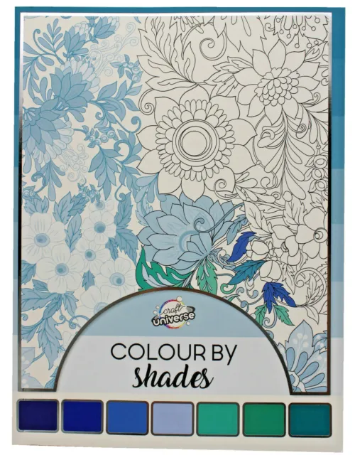 Mandala Malbuch sortiert nach Farbtönen 40 Motive 20 Seiten Malen Zeichnen Farbe