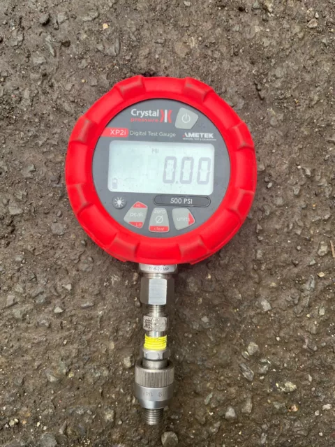 Ametek Crystal XP2! Digital Test gauge, 500 PSI