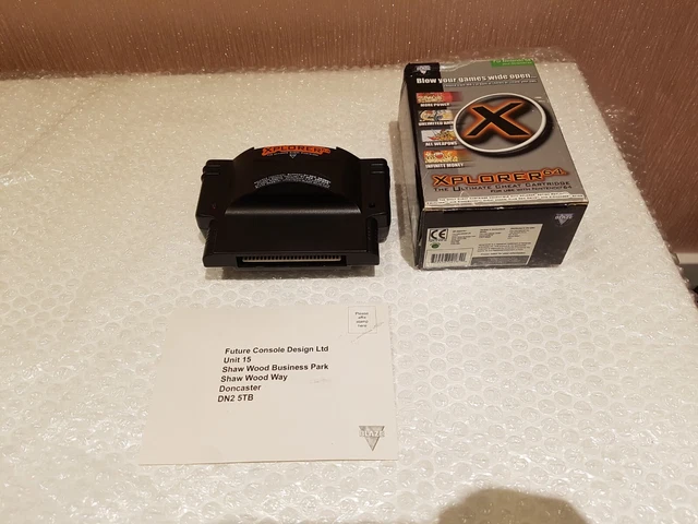 Rare Xplorer 64 The Ultimate Cheat Cartridge Adapter Cart Nintendo 64 Game N64