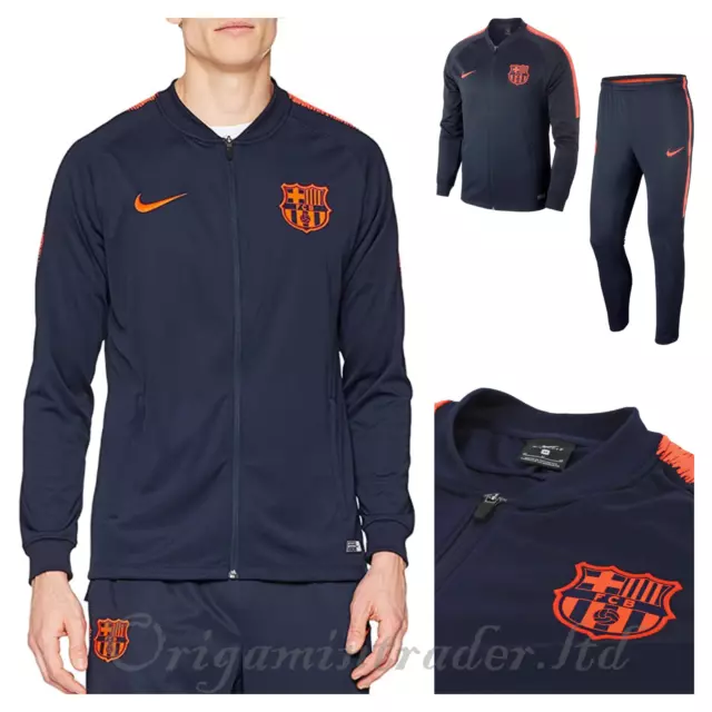 NIKE FC BARCELONA Dry Squad Football TrackSuit AH7406 451 Size M 82.00 PicClick UK