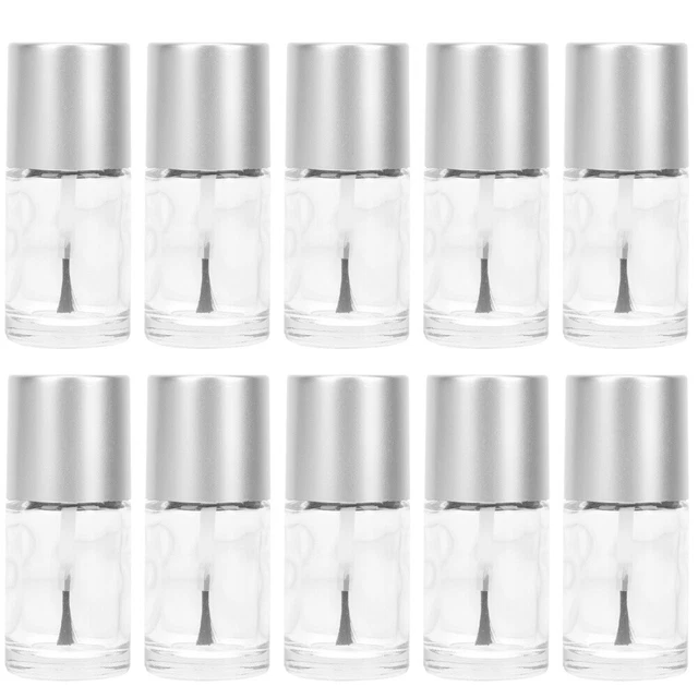 10 un. botella de esmalte de uñas pequeña botella de arte en uñas