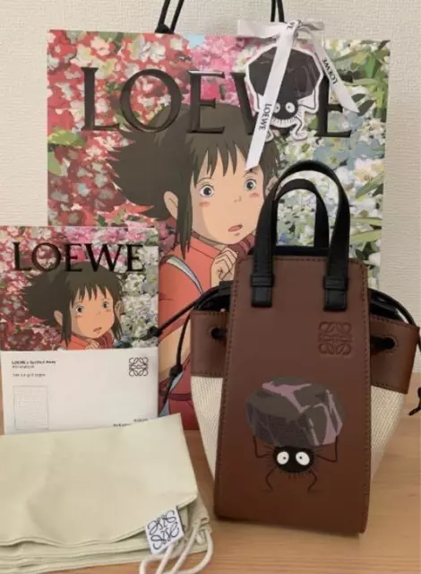 LOEWE xStudio Ghibli Spirited Away Dust Bunny Susuwatari Anagram tote bag  New US