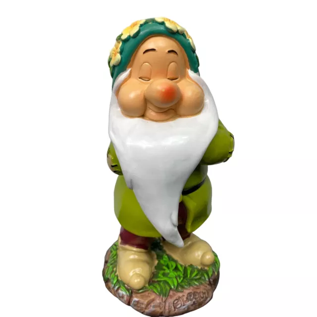 Disney Snow White & the Seven Dwarfs Sleepy Garden Gnome Figurine Statue 7" Disney Snow White & the Seven Dwarfs Sleepy Garden Gnome Figurine Statue 7"