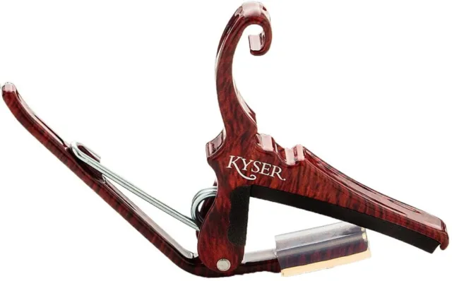 Kyser 6-String Capo Quick-Change Capo - Rosewood , New!