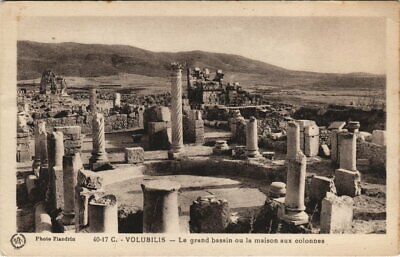 CPA ak volubilis - the great basin or the house of morocco columns (669560)