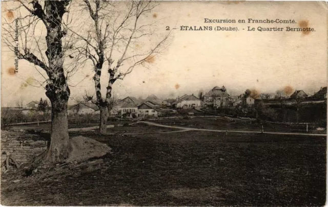 CPA Excursion en Franche-Comte - Etalans - Le Quartier Bermotte (183377)