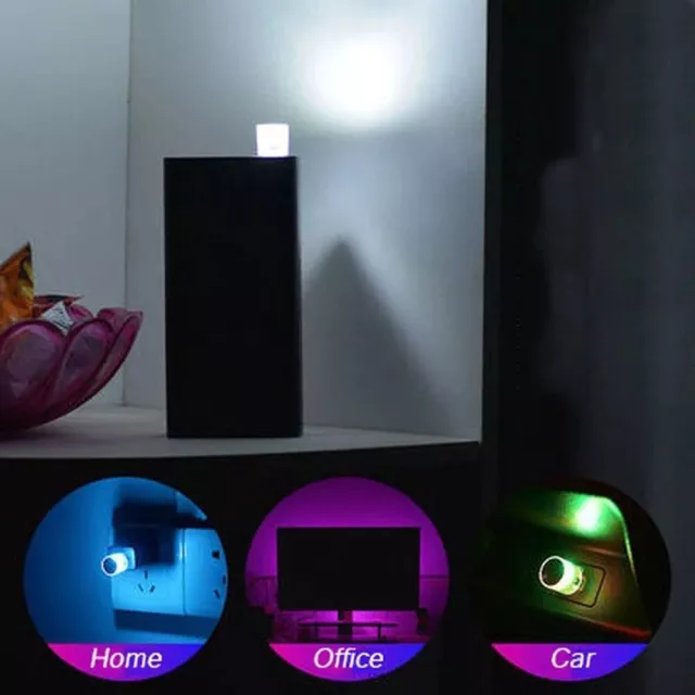 Mini USB LED Licht Auto Interieur Neon Atmosphäre Umgebungslampe