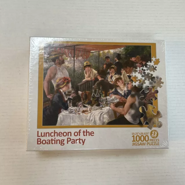 Renoir Jigsaw Puzzle 1000 Piece Luncheon of the Boating Party Phillips 2017 USA