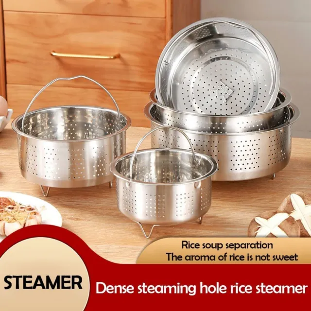 steamer insert pot Rice Cooker Steamer Basket Stainless Steel Steaming  Basket