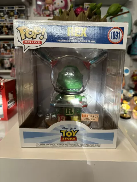 FUNKO POP! DELUXE Rex Disney Pixar Toy Story #1091 Box Lunch Exclusive 6”  $50.00 - PicClick