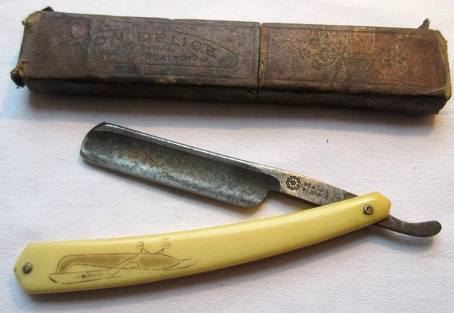 ANCIEN RASOIR COUPE Chou Razor Rigault ? Angers 6/8 EUR 10,00 - FR