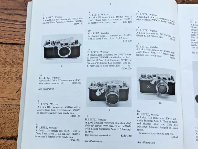 christies catalogue - 27th july 1989 . leica cameras & related material 2