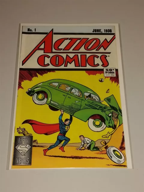 Action Comics #1 Nm (9.4 Or Better) Dc Comic June 1938 1987 Reprint 1St Superman