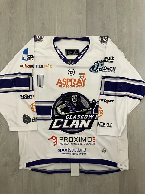 Glasgow Clan Jersey XL Player Issue Matt Haywood