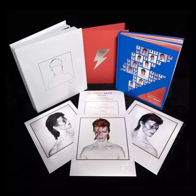 Aladdin Sane 50 David Bowie SPECIAL LTD EDITION SIGNED BOOK PRINT BOX EXCLUSIVE